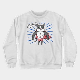 Super Cat Olecranon Crewneck Sweatshirt